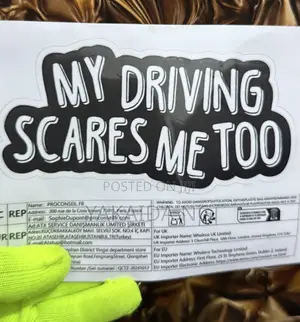 Car Caution Sticker