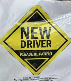 Car Caution Sticker