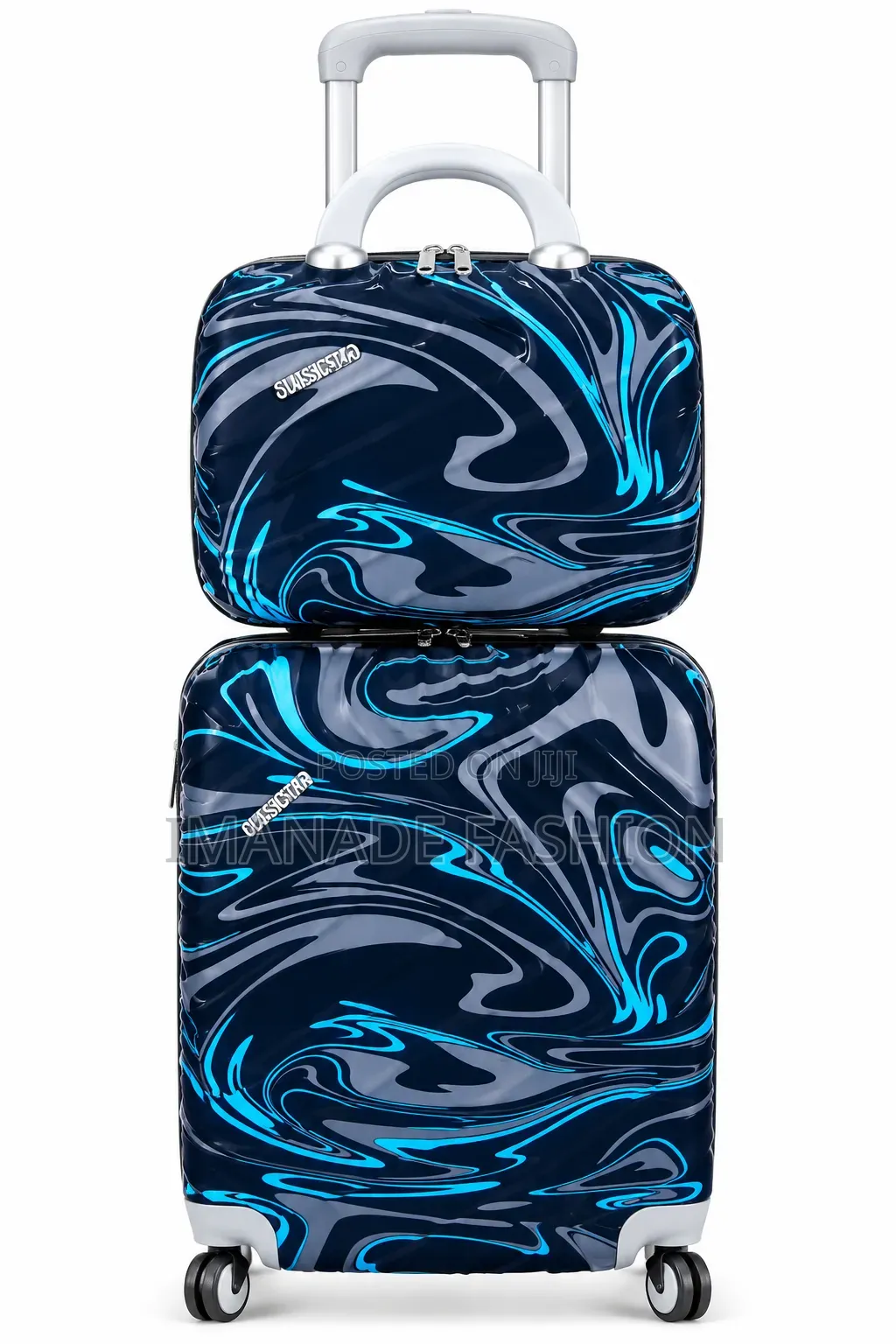 Lightweight 2-Piece Palm Print Luggage Set