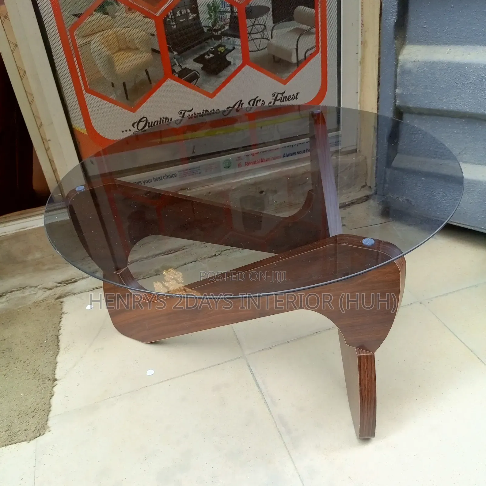Center Table Black and Brown
