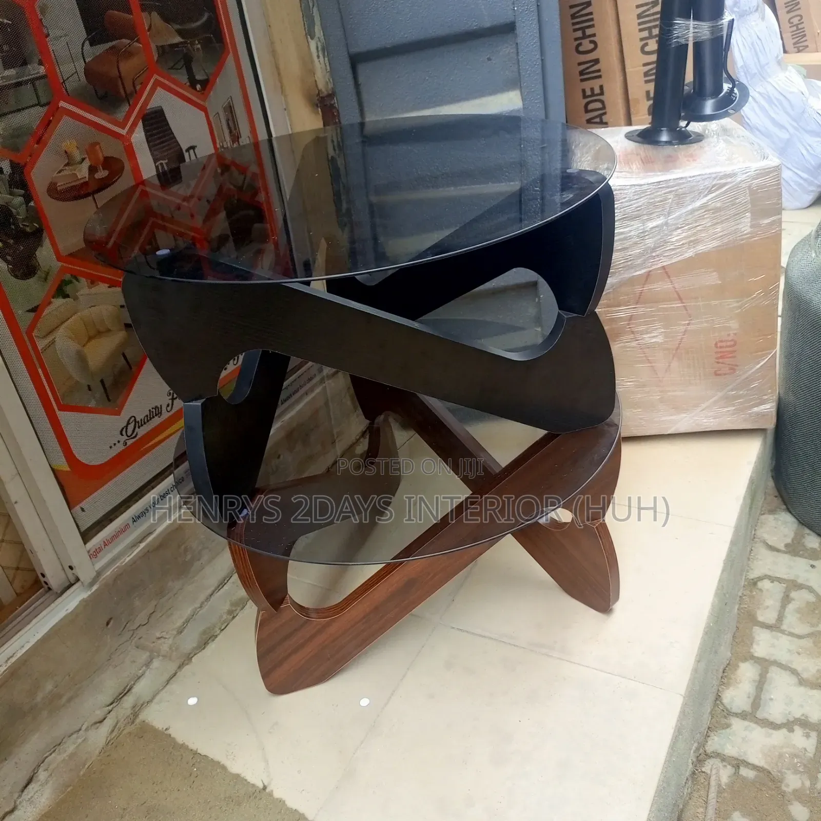 Center Table Black and Brown