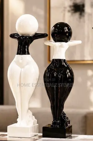 Abstract Woman Sculpture - Luxury Ceramic Figurine Home Decor