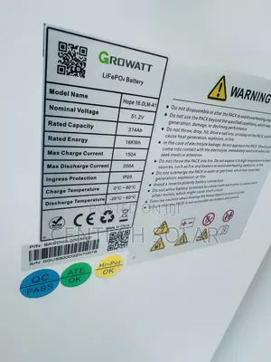 16kwh Growatt Lithium Battery