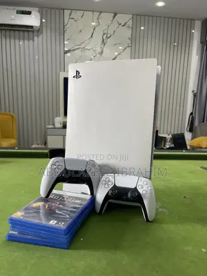 UK Used Ps5 Console With 2 Original Pads, Complete Accessories 3 CDs