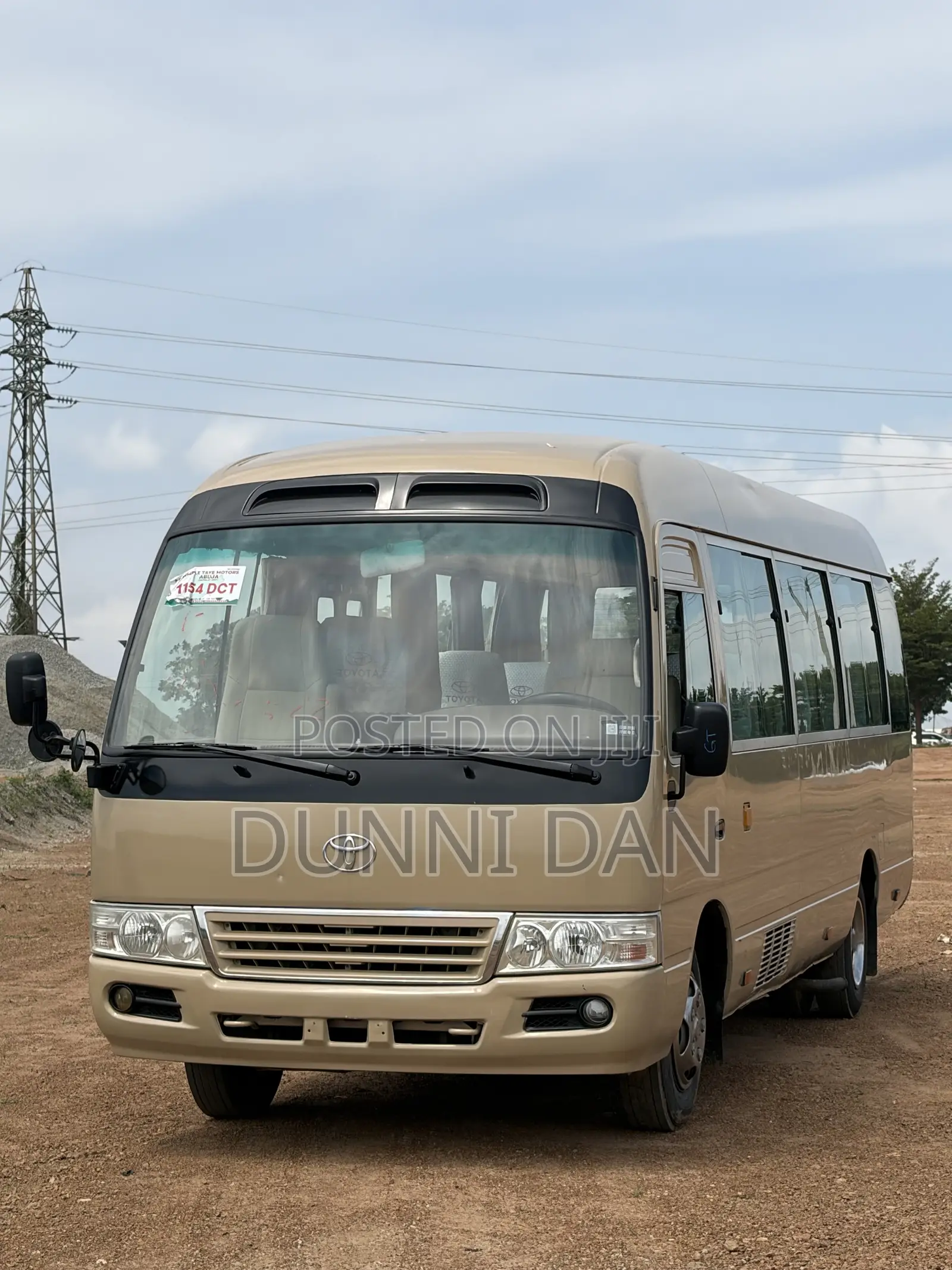 Toyota Coaster 2015 Brown