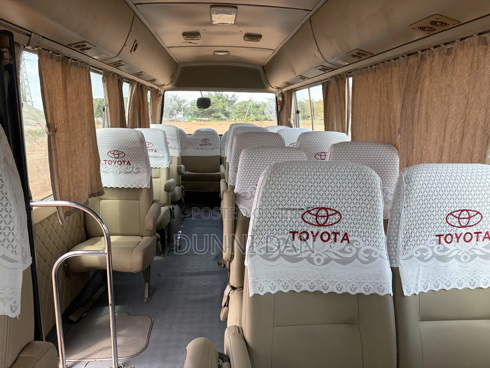 Toyota Coaster 2015 Brown