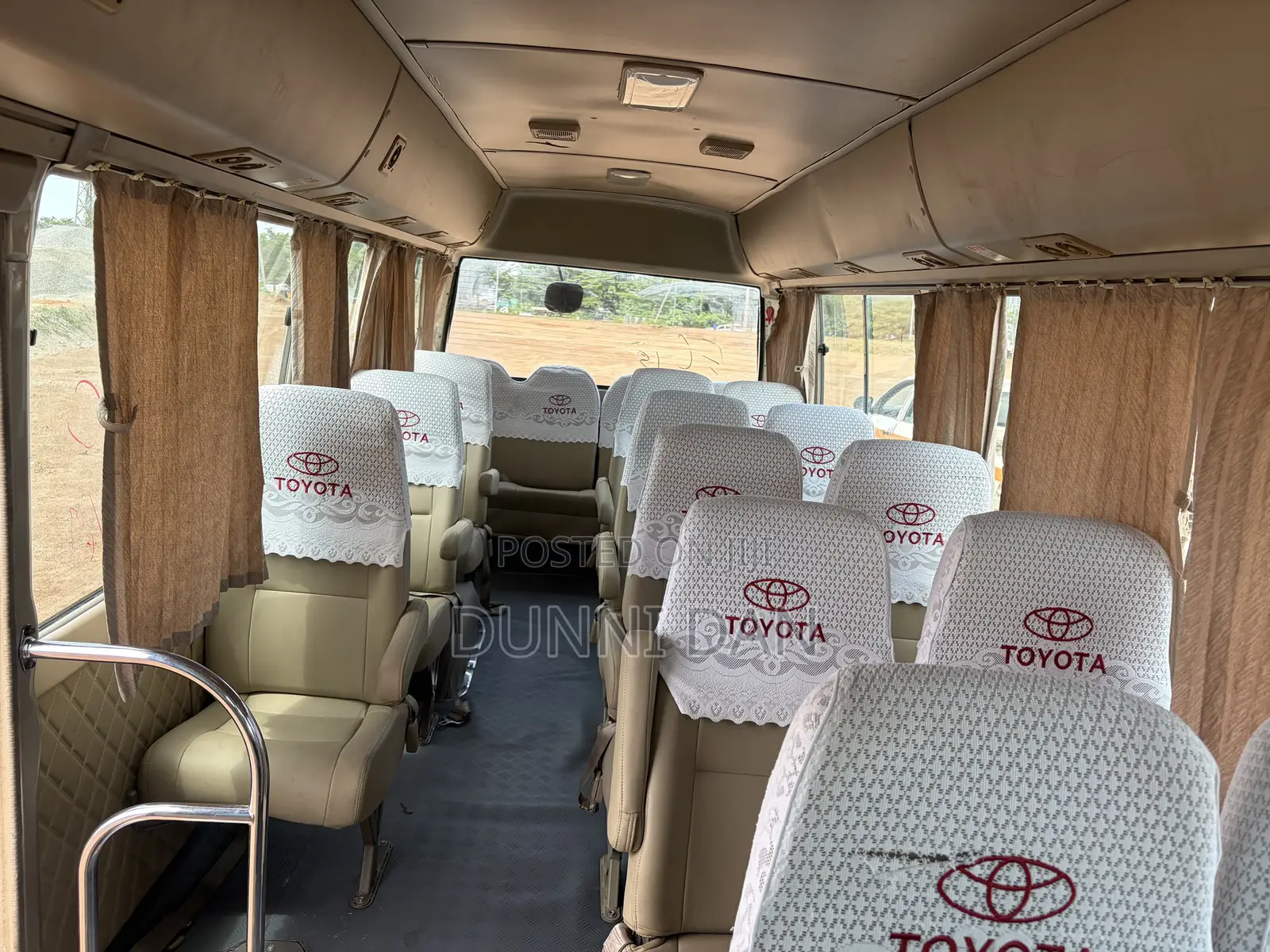 Toyota Coaster 2015 Brown