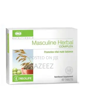 Masculine Herbal Complex - 60 Tablets Men Energy and Physical Vitality