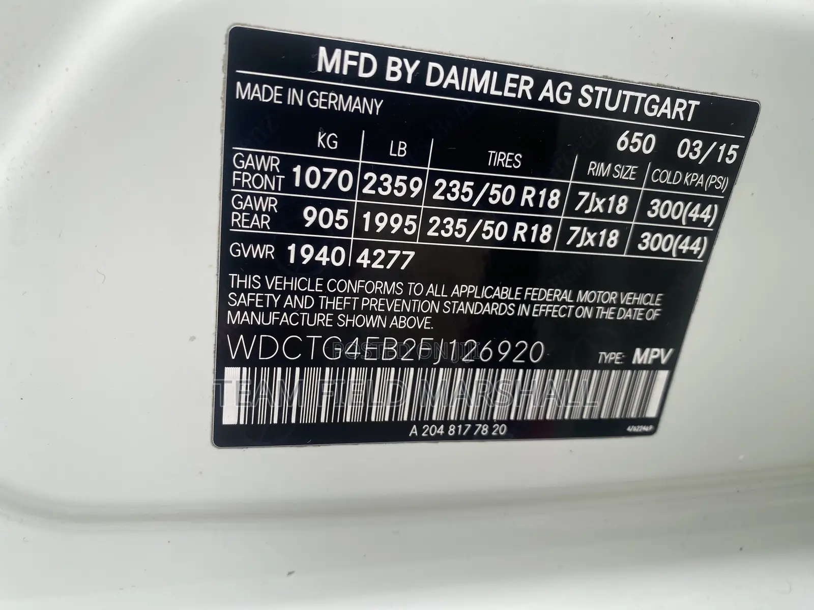 Mercedes-Benz GLA 250 2015 White