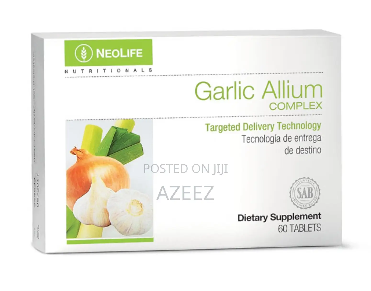 Garlic Allium Complex - 60 Tablets Healthy Blood Circulation Pressure