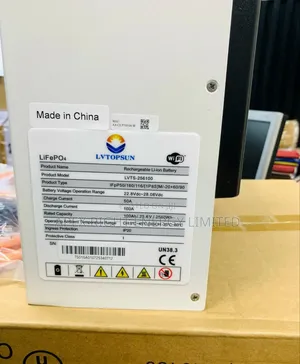 2.56kva Lvtopsun Lithium Battery 25.6v 5-Years Warranty