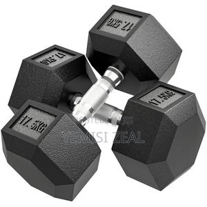 17.5KG Hexagon Dumbbell Set of Pair