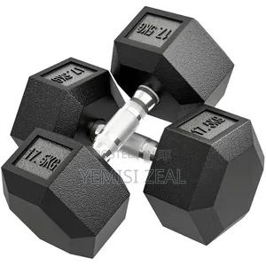17.5KG Hexagon Dumbbell Set of Pair