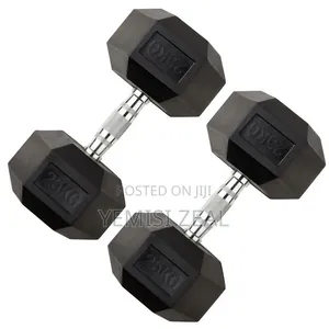 25KG Hexagon Dumbbell Pair Set