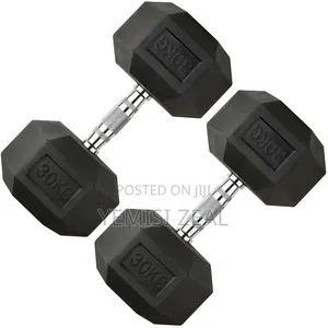 30KG Hexagon Dumbbell Pair Set