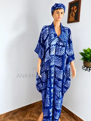 Adire Gown/Ankara 2 Pieces