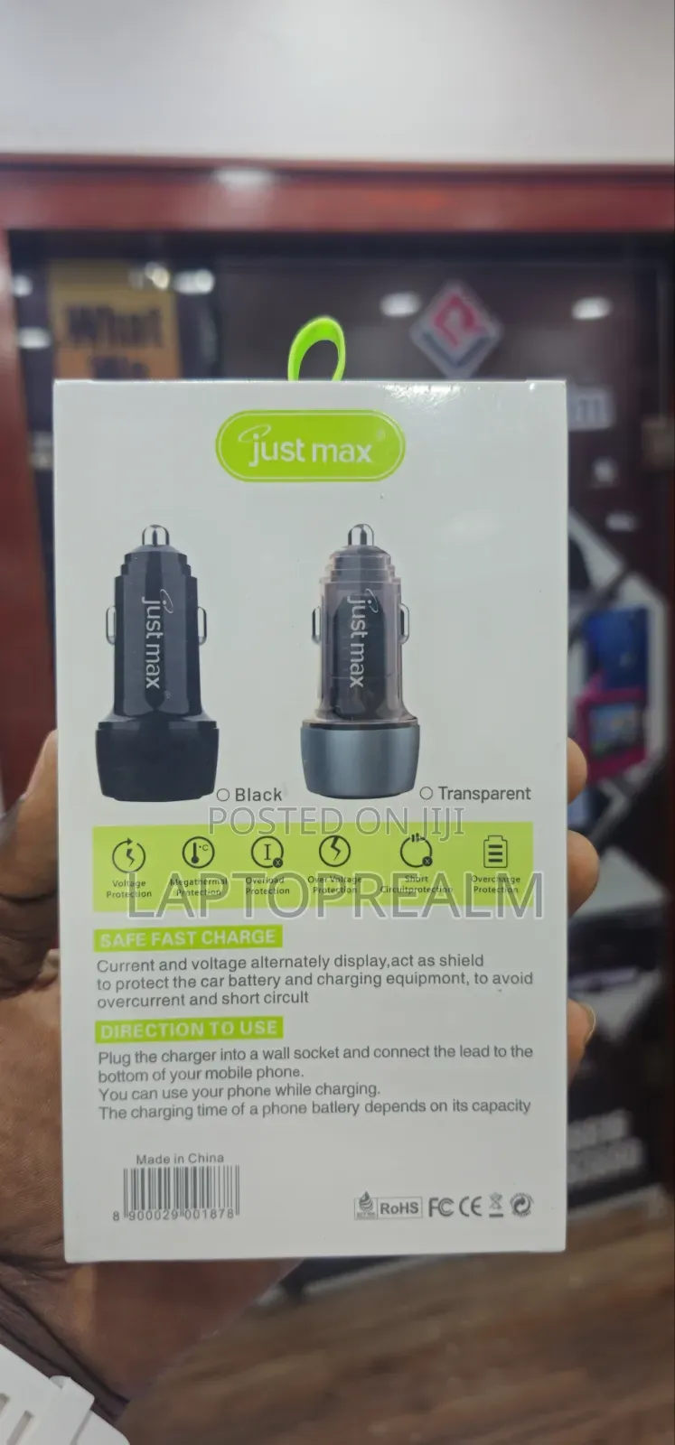 JUST-MAX Fast Car Charger