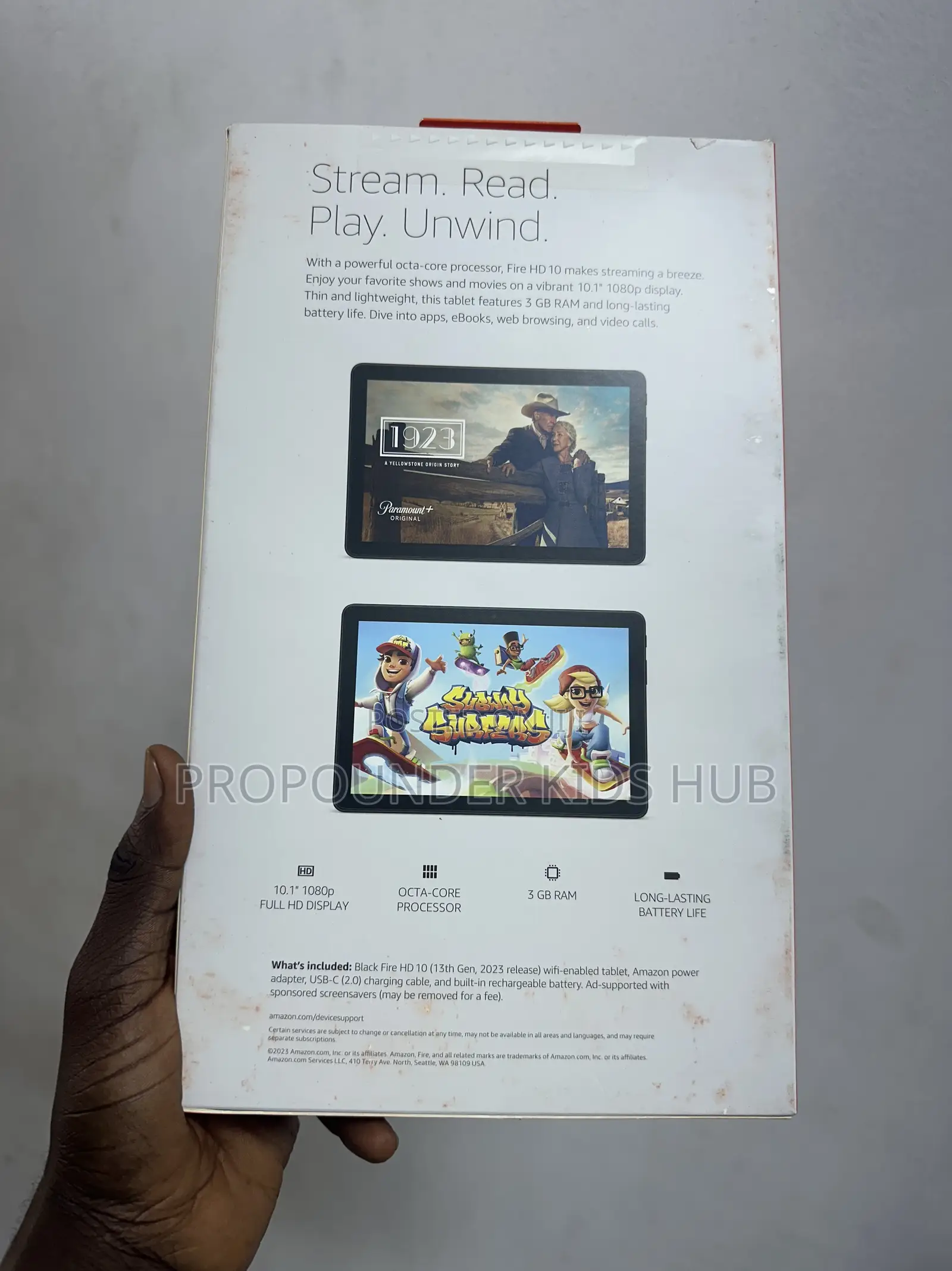 New Amazon Fire HD 10 32 GB Black