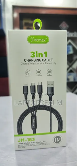 Just-Max 3 in 1 Fast Charging