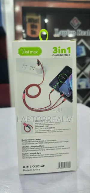 Just-Max 3 in 1 Fast Charging