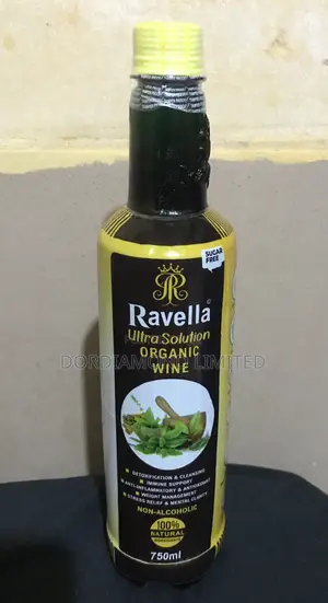 Ravella Ultra Solution Organic Wine 750ml, 100% Natural Ingredients
