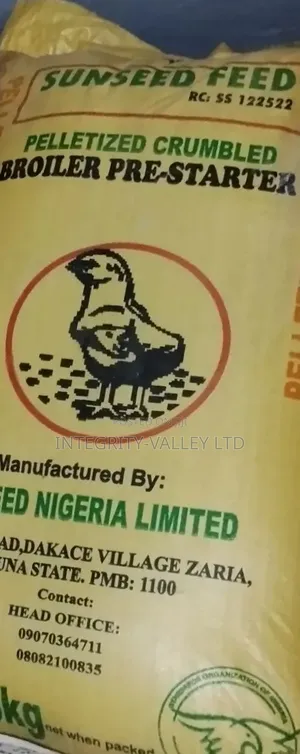 Sunseed Feeds Commercial Broiler Pre-Starter