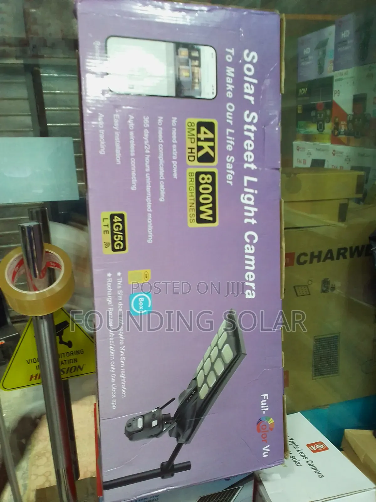 Solar Street Light Camera