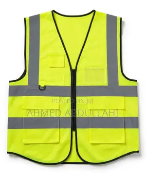 Reflective Vest With Zip and Pockets
