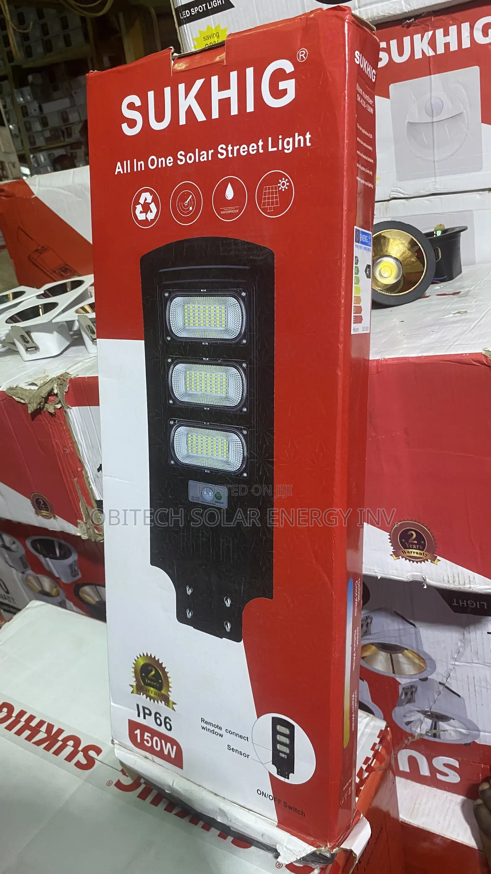 150w All in One Solar Street Light