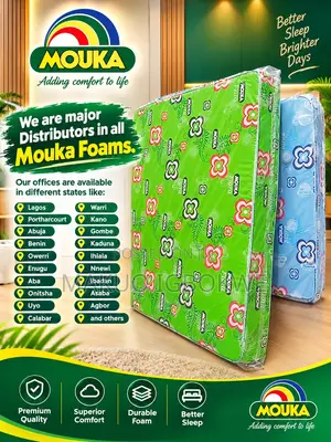 [Bn] Mouka Flora 6ft by 6ft by 8inch King's Size+3yrs Warranty.Bn