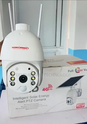 4g/Wifi Solar PTZ Online CCTV Camera - Dual Lens, V380, Ubox