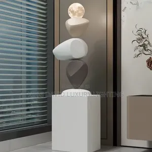 KOLEN Resin Stone Floor Lamp