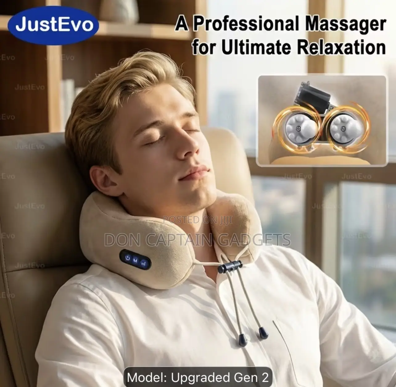 Massager Electric Neck Massage Pillow, Perfect for Travel