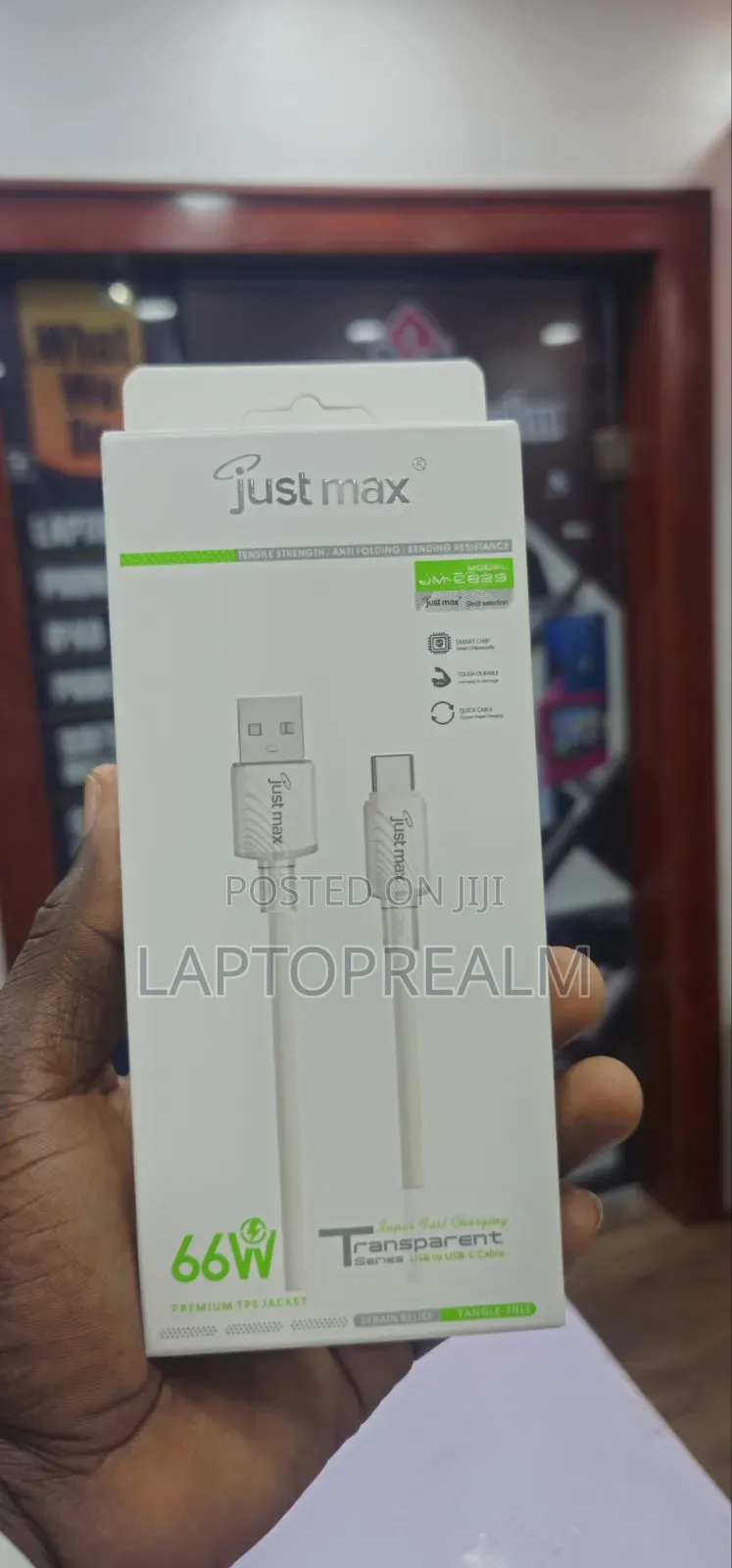 JUST-MAX USB to TYPE-C Fast Charging Cable