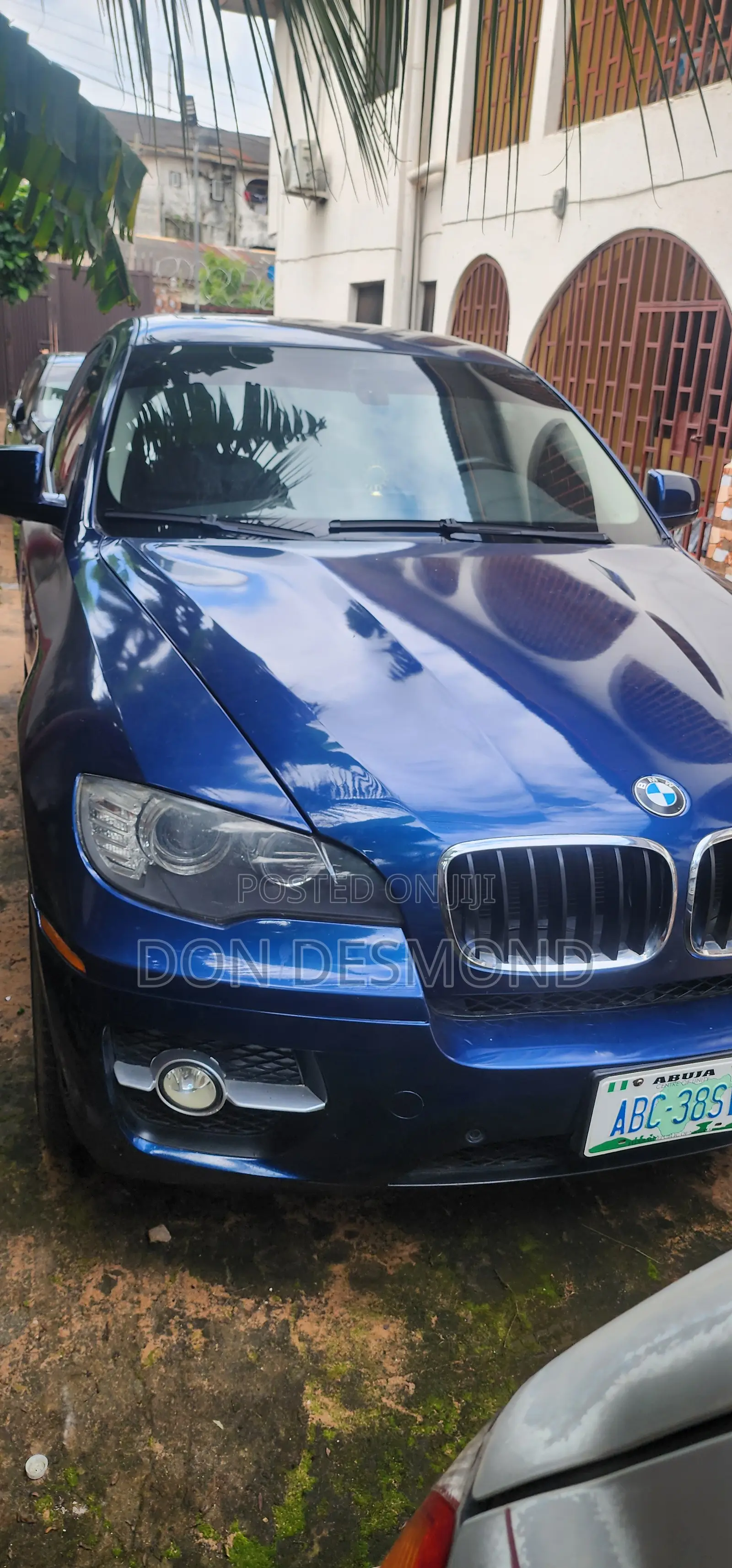 BMW X6 M 2011 Blue