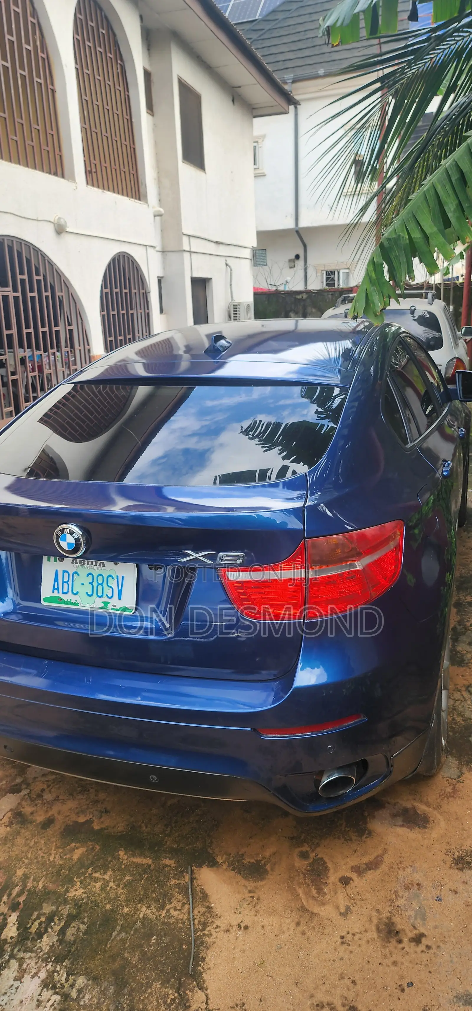 BMW X6 M 2011 Blue