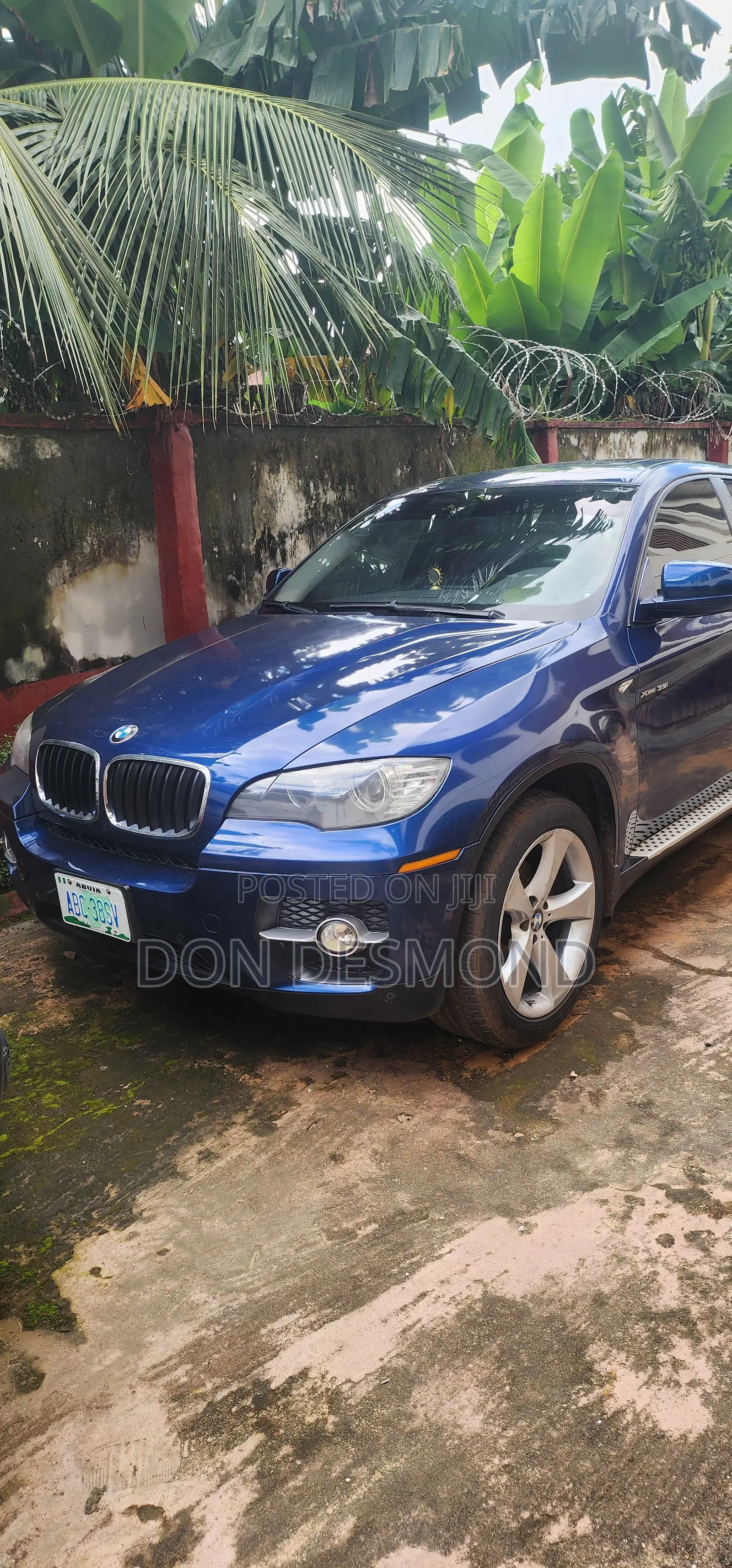 BMW X6 M 2011 Blue