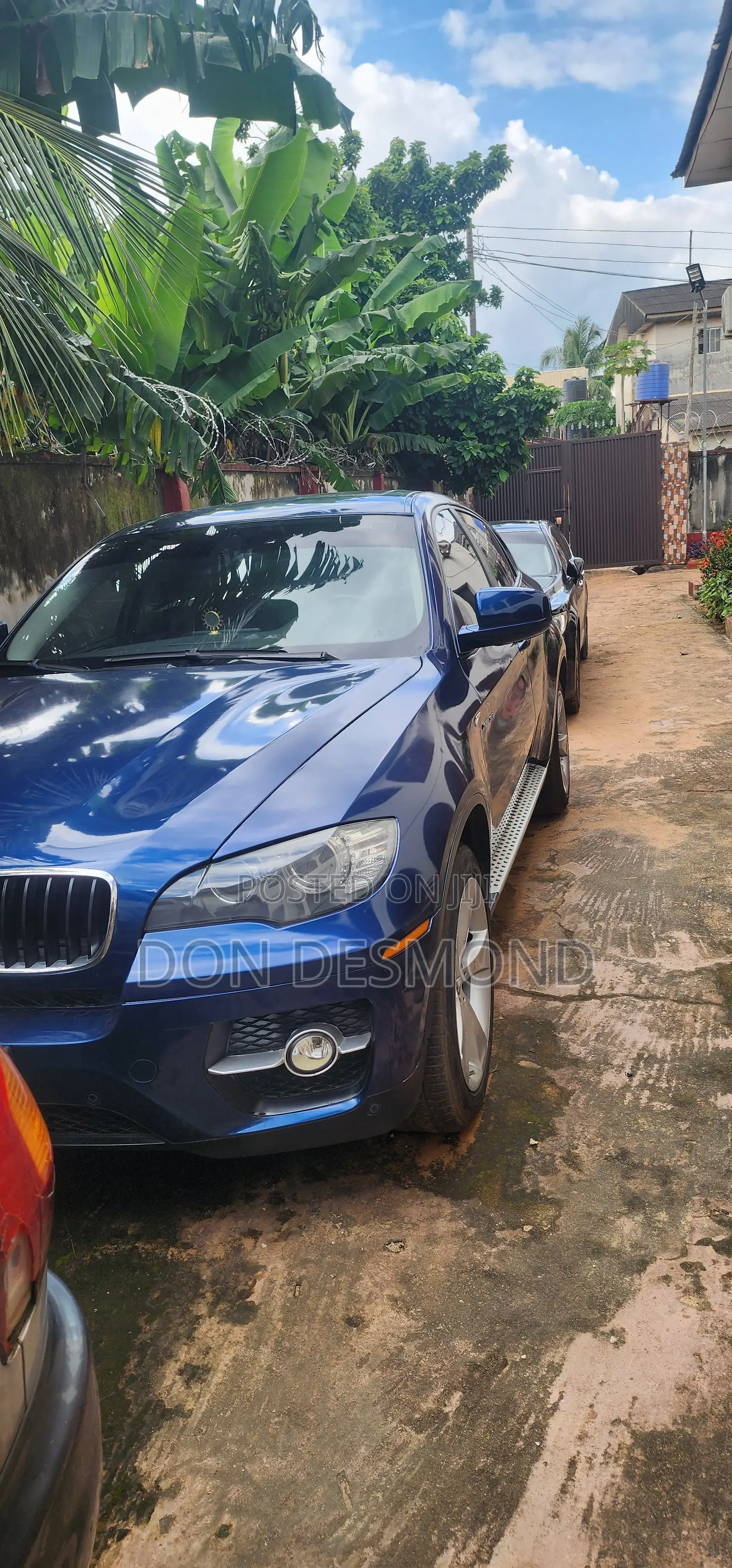BMW X6 M 2011 Blue