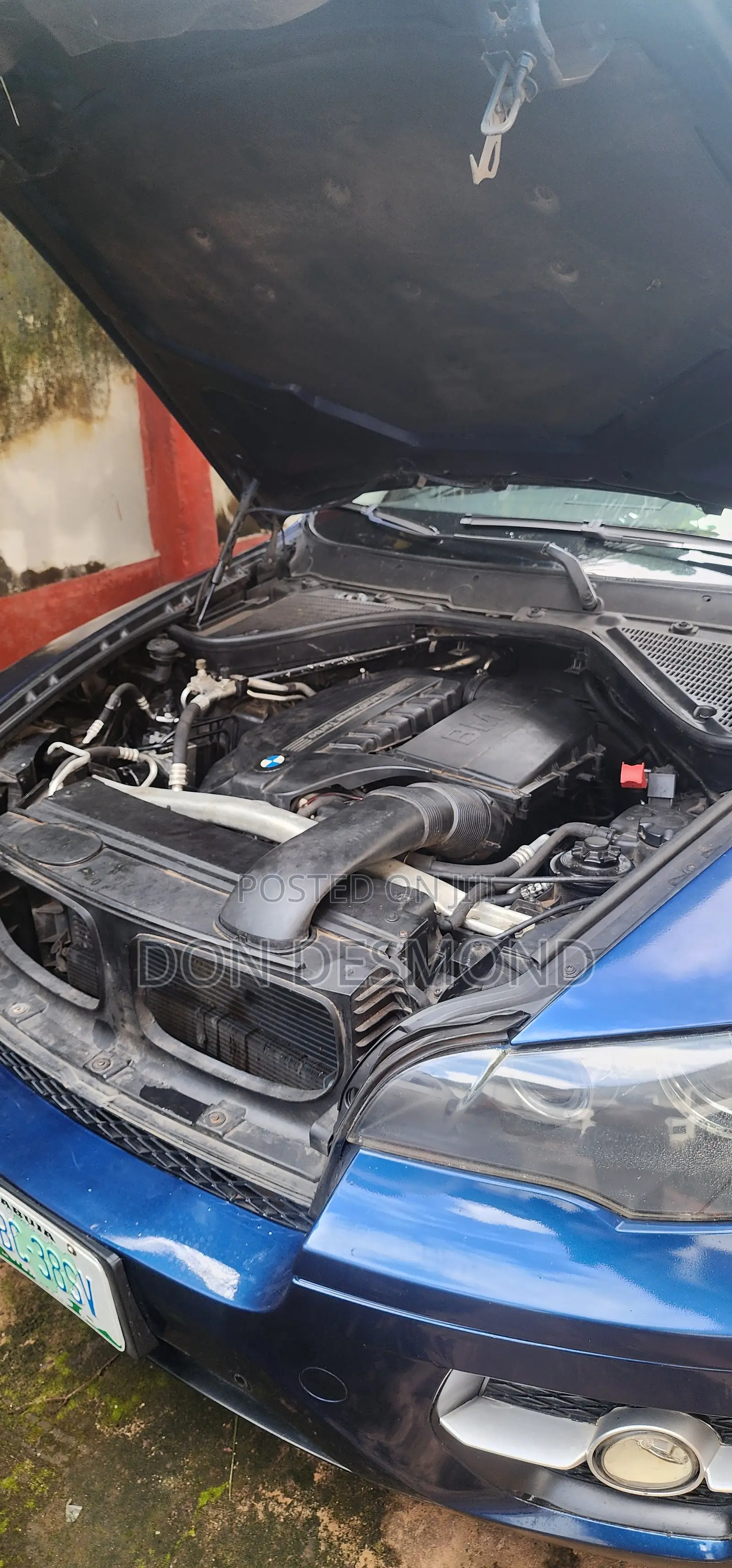BMW X6 M 2011 Blue