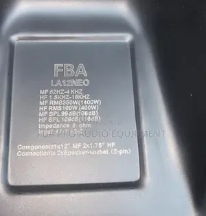 FBA Single 12”(LA12N)Line Array