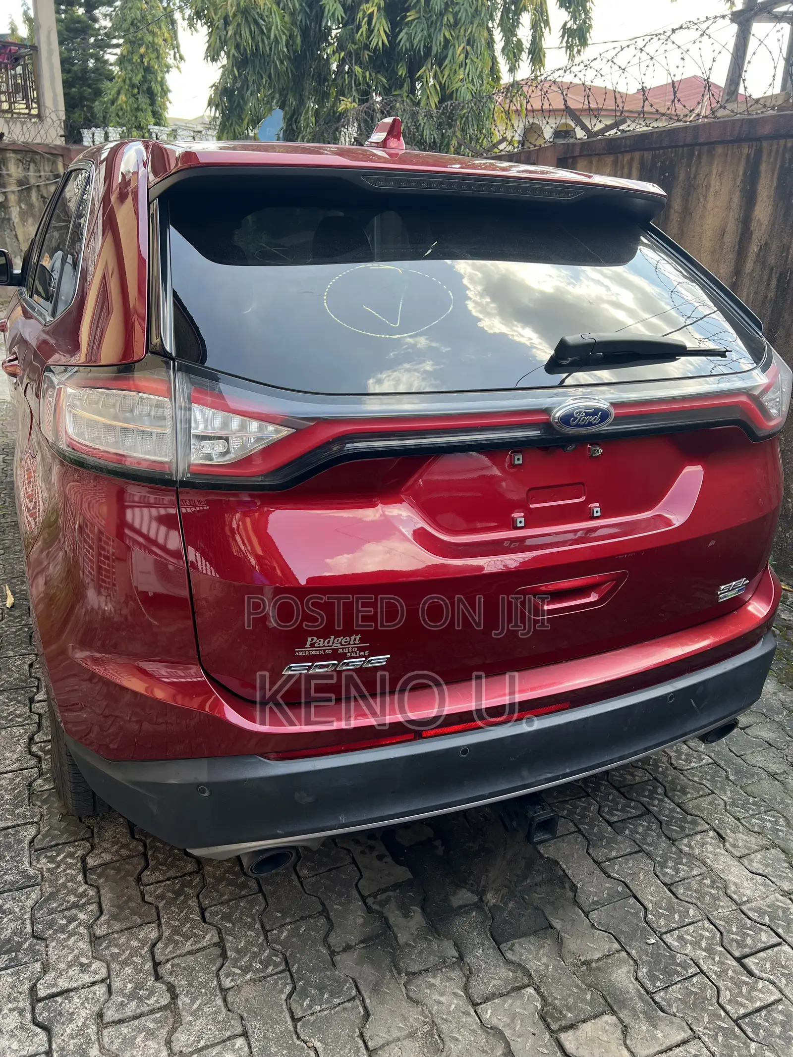 Ford Edge SE 4dr AWD 2017 Red
