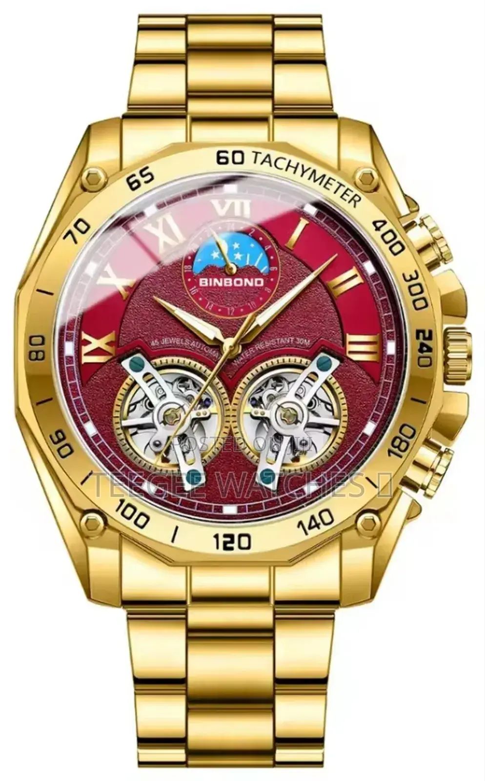BINBOND Luxury Men's Quartz Watch