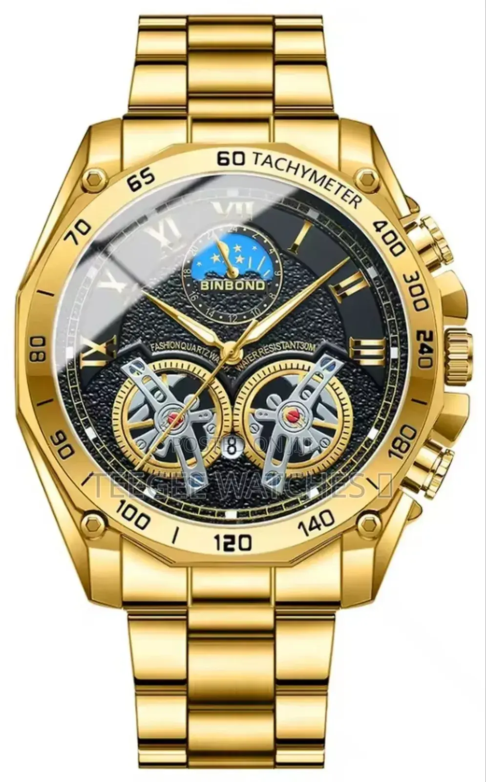 BINBOND Luxury Men's Quartz Watch