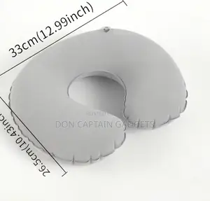 Foldable Inflatable Ergonomic Neck Pillow, Pocket Sized Travel Office