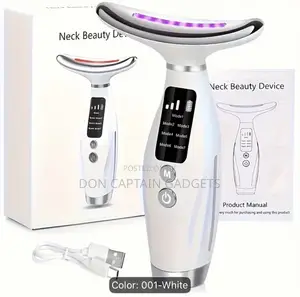 Rechargeable Facial Neck Skincare Device Vibrating Heating Massager