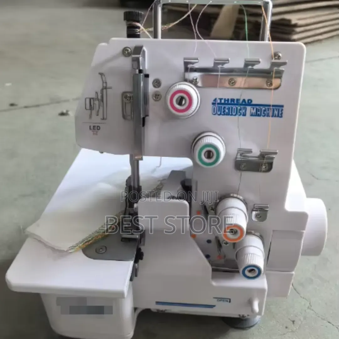 4thread Weaving Overlock Sewing Machine Table Top Portable