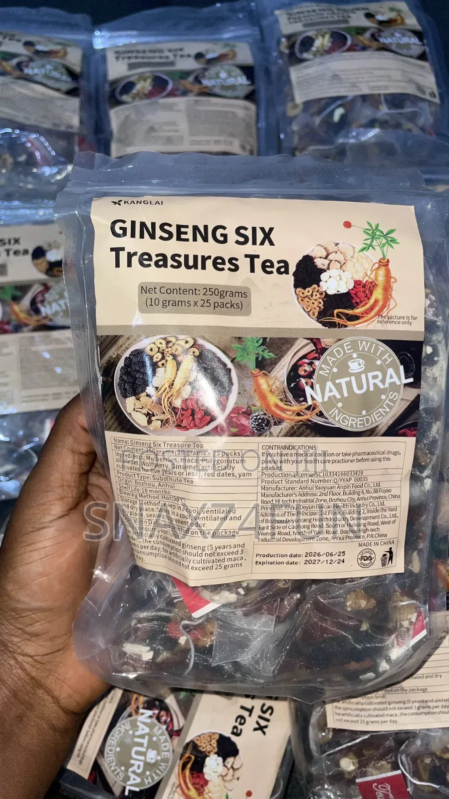 Ginseng Five Treasure Tea