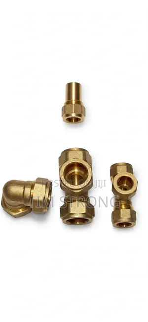 Brass Compression Fittings Set for Copper Pipes