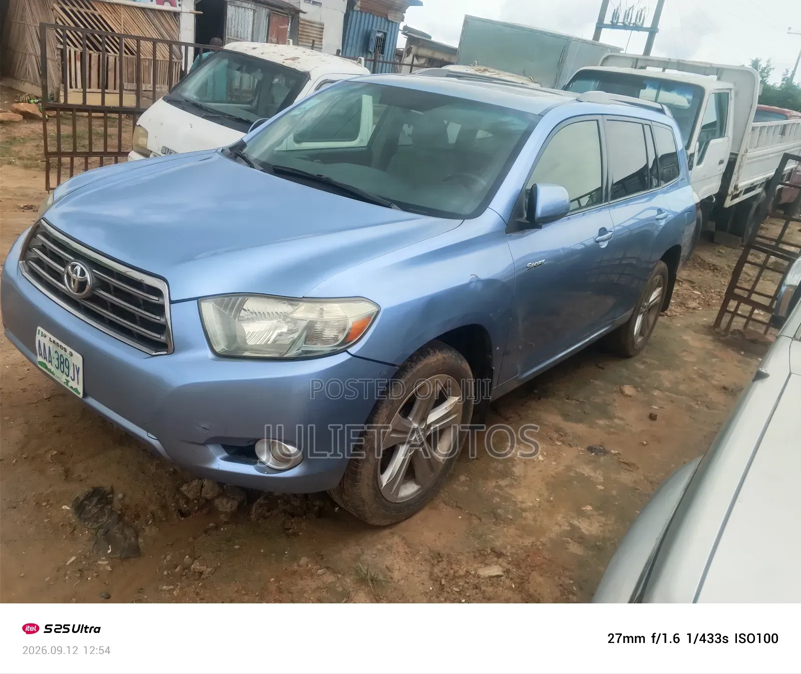 Toyota Highlander 2009 Blue