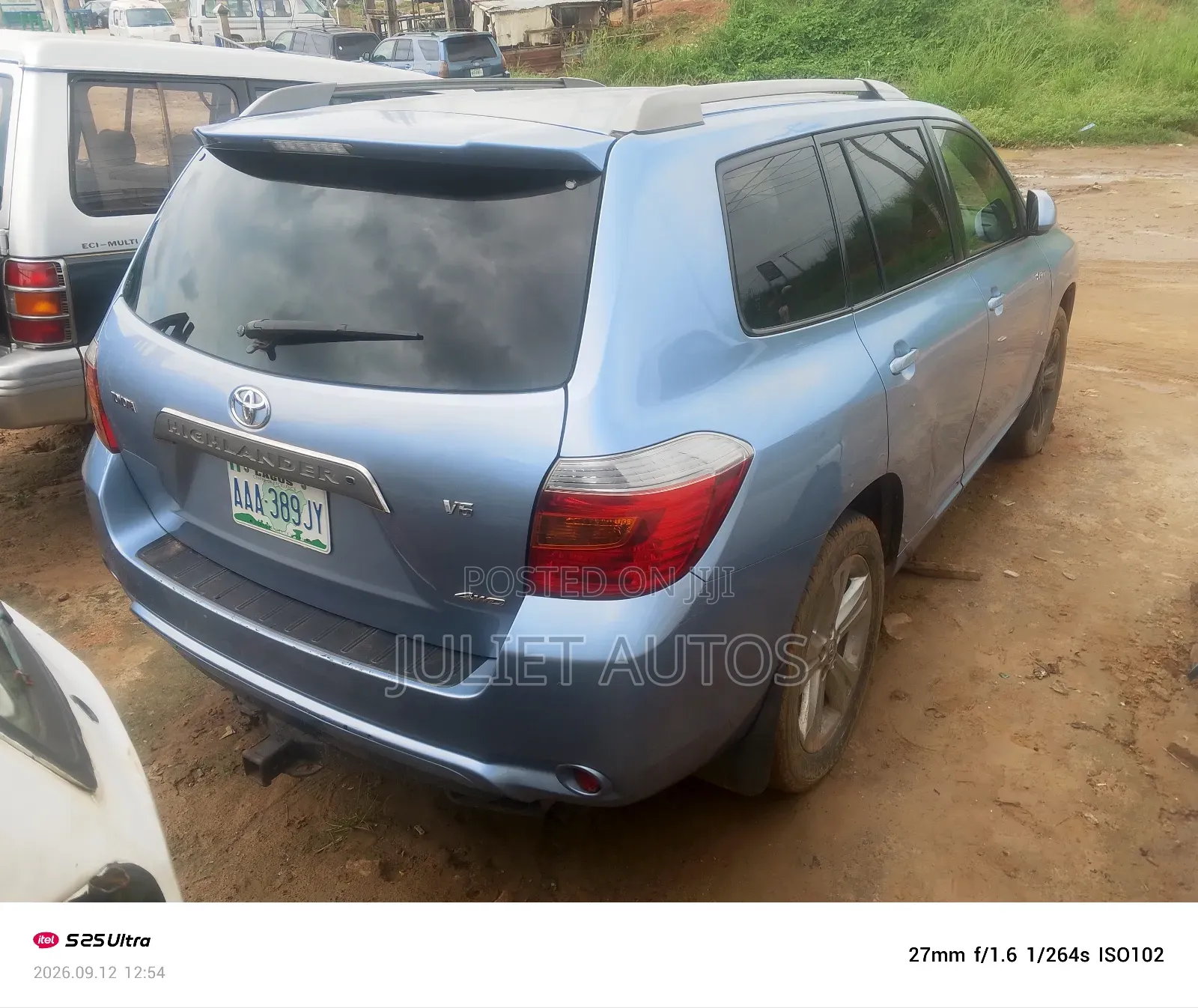 Toyota Highlander 2009 Blue